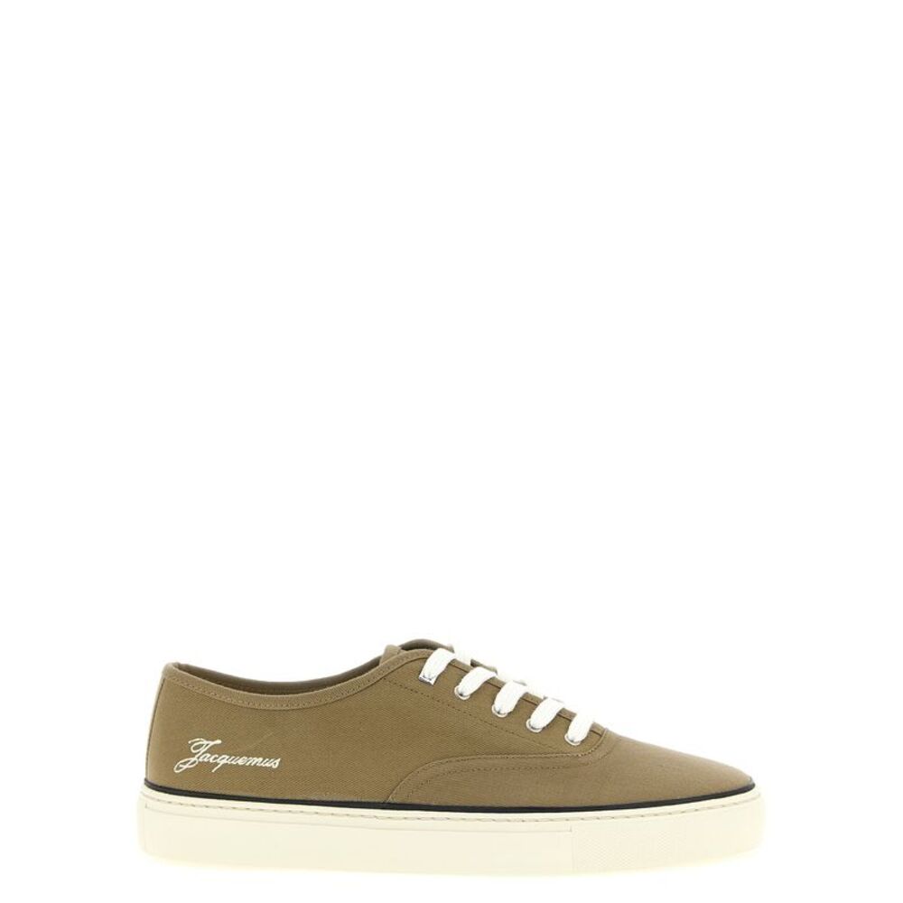 Jacquemus Bicolor Cotton Low Top Men's Sneakers